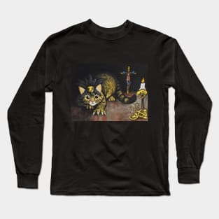 The Executioner - Cat Painting Long Sleeve T-Shirt